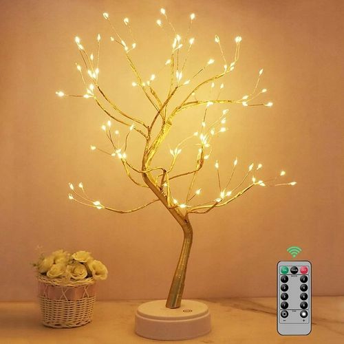 DRZEWKO ŚWIĄTECZNE OZDOBNE ŚWIECĄCE LED 50 CM LAMPKA NOCNA DEKORACJA USB na Arena.pl