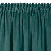 Zasłona VILA velvetowa na taśmie smok 135x225 morska wzór 6 Homede
