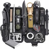 WOJSKOWY SURVIVALOWY MEGA ZESTAW PRZEŻYCIA 32w1