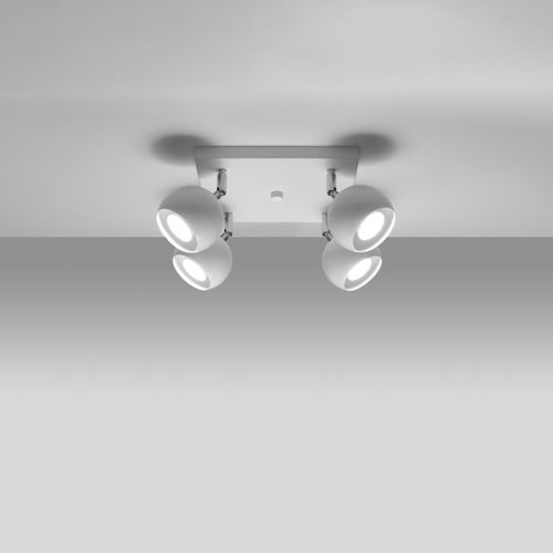 Plafon OCULARE 4 biały na Arena.pl