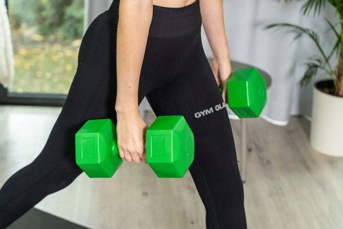 Hantle Ciężarki do Ćwiczeń Fitness Sześciokątne Zestaw 2x 5 kg Pro DrFit na Arena.pl