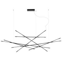 Efektowna lampa wisząca BELL LE42731 Luces Exclusivas LED do sypialni czarna