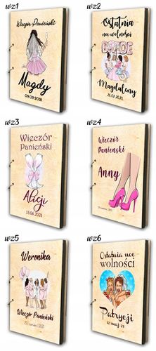 Drewniany album WIECZÓR PANIEŃSKI z NADRUKIEM Y3 na Arena.pl