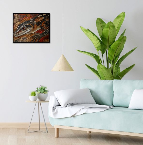 Plakat 50x40cm Oko Jaszczurki zdjęcie 4