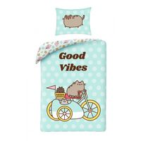 POŚCIEL BAWEŁNIANA PUSHEEN KOT KOTEK 160X200 2705
