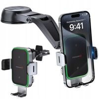 UCHWYT SAMOCHODOWY NA TELEFON FEEGAR QH400 ŁADOWARKA INDUKCJA SZYBA KOKPIT