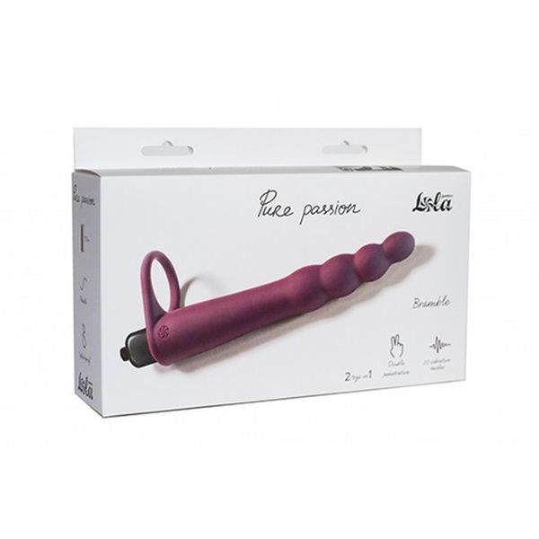 Strap - On Pure Passion Bramble Wine Red zdjęcie 1