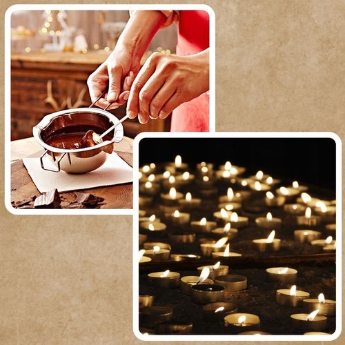 ZESTAW DO ROBIENIA ŚWIEC WYROBU ŚWIECZEK WOSK SOJOWY NA PREZENT DUŻY na Arena.pl