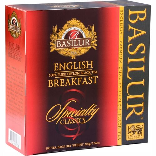 Basilur ENGLISH BREAKFAST herbata czarna - 100 szt. na Arena.pl