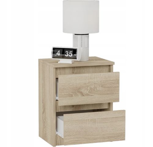 Szafka nocna komoda stolik 40cm R-2 SONOMA na Arena.pl