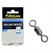 KRĘTLIKI Wałeczkowe ASSAN KRĘTLIK 10szt r 14/4 kg