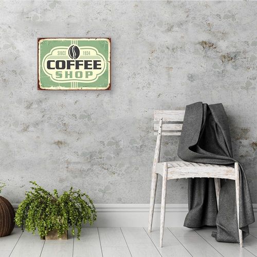 Obraz na płótnie - Canvas, Coffee shop retro 90x60 na Arena.pl