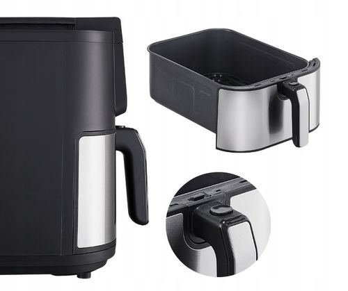 Frytkownica Beztłuszczowa Air Fryer 8L Frytownica BYRGEN Duża Misa XXL na Arena.pl