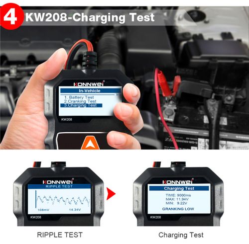 Miernik baterii Konnwei KW208 na Arena.pl