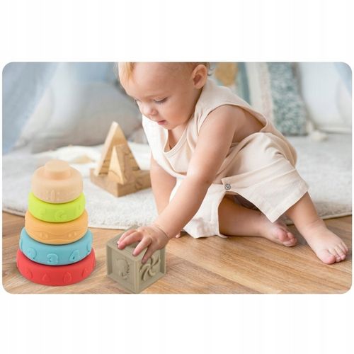 ZABAWKA DO KĄPIELI 24 ELEMENTY MONTESSORI KLOCKI SORTER DLA DZIECI PREZENT na Arena.pl