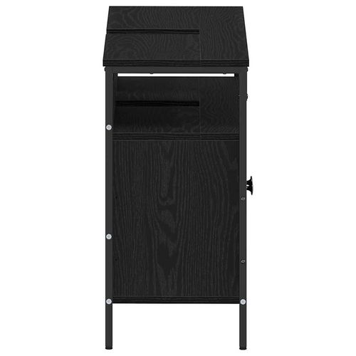 Szafka pod umywalkę z półką Czarny dąb 80 x 30 x 60 cm na Arena.pl