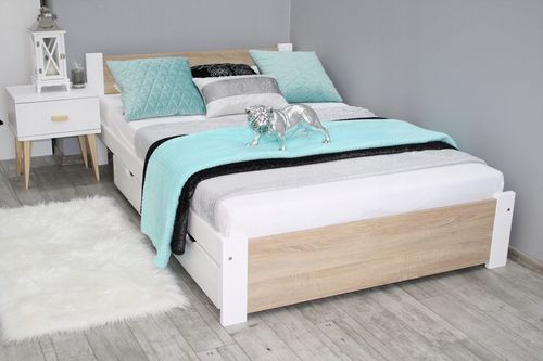 Łóżko drewniane 3D 100x200 z MATERACEM na Arena.pl