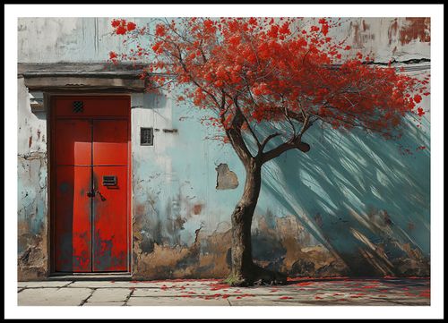 Plakat 100x70cm Widok Na Dawne na Arena.pl