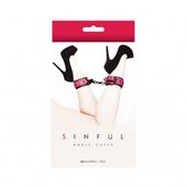 SINFUL Mankiety, kajdanki na kostki PINK