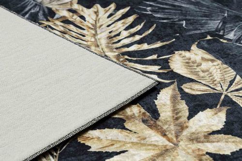 RUG/LU/ARLEN/LEAVES4/BLACK+GOLD/160x220 na Arena.pl