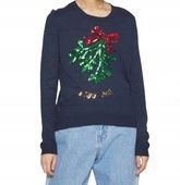 ONLY ONLXMAS MISTLETOE LS NECK KNT PTT R,38