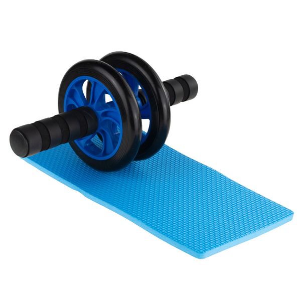 WAŁEK ROLLER DO ĆWICZEŃ KÓŁKO PODWÓJNE + MATA zdjęcie 8