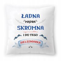 Poduszka Dla Pielęgniarki Na Urodziny Na Prezent Z Nadrukiem Ze Zdjęciem