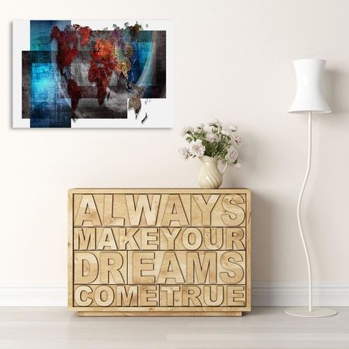 Deco Panel, Kompozycja z mapą świata 40x30 na Arena.pl