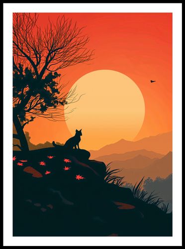 Plakat 50x70cm Kocie Wzgórze na Arena.pl