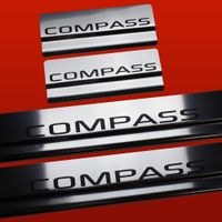 Listwa progowa JEEP COMPASS Stal nierdzewna 304 połysk  4szt