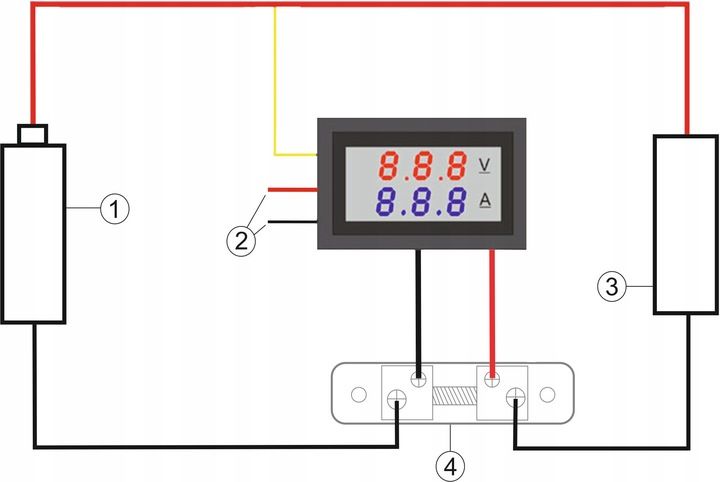 AMPEROMIERZ WOLTOMIERZ 100V 100A PRĄD STAŁY DC zdjęcie 10