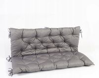 PODUSZKA OGRODOWA NA PALETĘ MEBLE Z PALET ŁAWKĘ HUŚTAWKĘ SZARA 120x98 CM