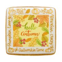 CIASTKO LUKROWANE HALLO AUTUMN COLORS ROZ.XL POZIOM JESIEŃ RĘCZNIE ROBIONE