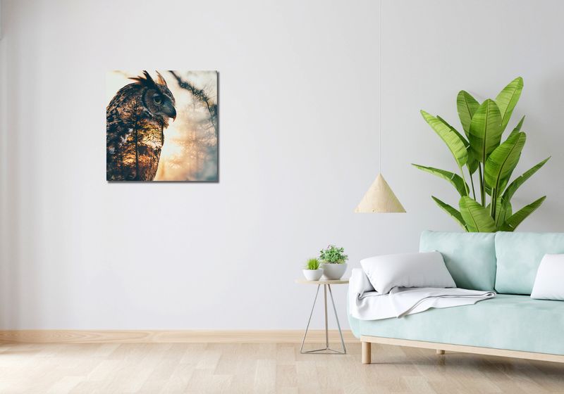 Obraz 60x60cm Sowi Duch zdjęcie 2