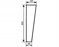 szyba przednia dolna do ciągnika Lamborghini grand Prix, Same Antares