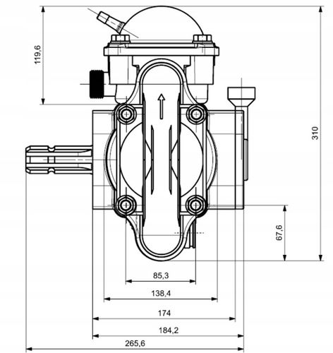 Pompa opryskiwacza przeponowa P-100 Agroplast 120 l/min na Arena.pl