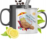Kubek Magiczny Z Kotkiem Kotek Zmieniający Kolor Z Nadrukiem Ze Zdjęciem