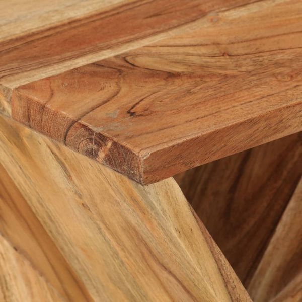 Stolik pomocniczy, 35x35x55 cm, lite drewno akacjowe zdjęcie 4