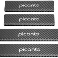 Listwa progowa KIA PICANTO MK3 Stal nierdzewna 304 carbon 4szt