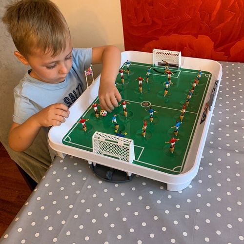 Piłkarzyki Sprężynowe XXL Piłka Duże Gra do Piłki Nożnej 22 Piłkarzy Dzieci na Arena.pl