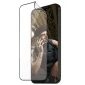 Szkło hybrydowe PanzerGlass Matrix Ultra-Wide-Fit na iPhone 15 Pro z pozycj
