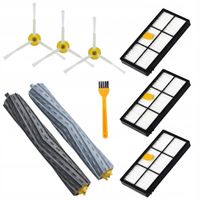 ZESTAW FILTRY SZCZOTKI ROLKI do iRobot ROOMBA 966 976 800 900 980 8xx 9xx