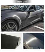 Folia Okleina Do Auta Aluminium Szczotkowane Dark Grey 152cm +Zestaw