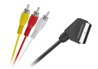 KPO2716-1,5 Kabel EURO - 3 x RCA 1,5m