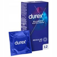 Prezerwatywy Durex EXTRA SAFE grubsze bezpieczne 12szt nawilżane