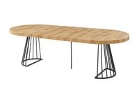 Rozkładany stół do jadalni regulowany na 2-12 osób naturalny