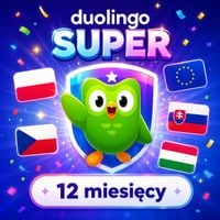 DUOLINGO SUPER | 12 MIESIĘCY | BEZ REKLAM | NA WŁASNYM PRYWATNYM KONCIE