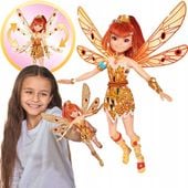 MIA I JA LALKA WRÓŻKA YUKO FIGURKA Z RUCHOMYMI SKRZYDŁAMI + DODATKI