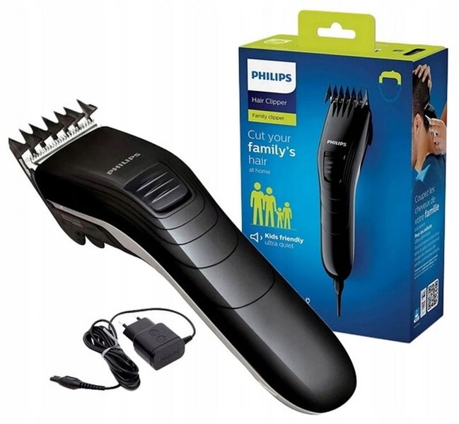 MASZYNKA DO STRZYŻENIA WŁOSÓW PHILIPS CICHA, 11 DŁUGOŚCI, DLA DZIECI