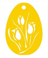 4. Zawieszka ażurowa jajko wiosna TULIPAN kwiat
